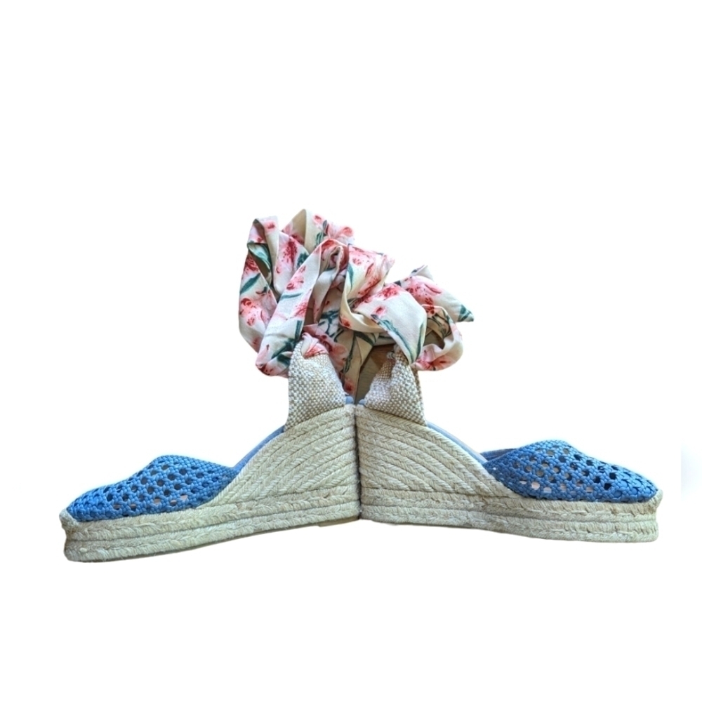 Castaner Camila Wedge in Jeans Claro sz 9